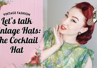 Vintage cocktail hat