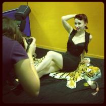 Setting up with Jennifer V Photography for the student's photoshoot!