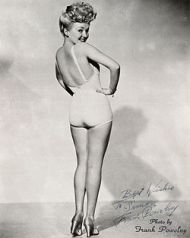 Betty Grable's iconic swimsuit shot.