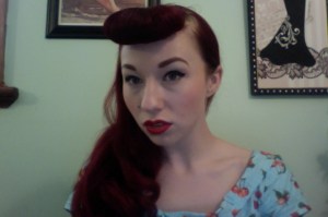 Faux bang already in place.