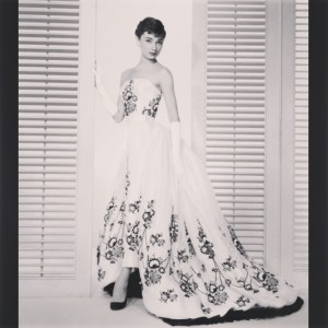 Audrey Hepburn in Sabrina. 