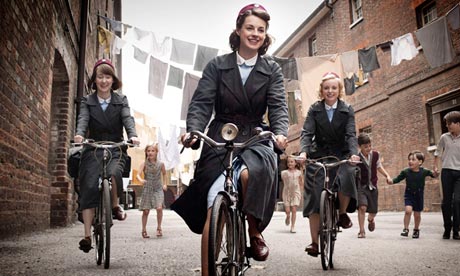 Call the Midwife
'We don't go out on bikes.'